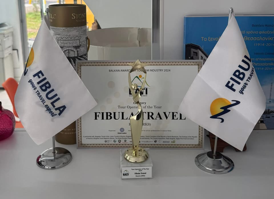 Fibula Travel shpallet Touroperatori më i mirë në Ballkan për vitin 2024