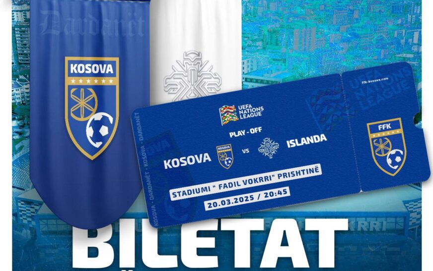 Dalin në shitje biletat për ndeshjen Kosovë – Islandë