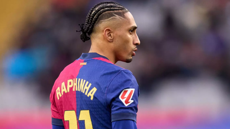 Barcelona merr një ofertë të çmendur prej 150 milionë eurosh për Raphinha nga gjiganti i Ligës Premier