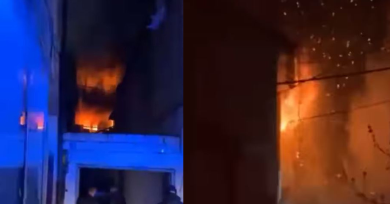 Incident zjarri në qendër të Rahovecit: Shtëpia bëhet ‘shkrumb e hi’, ndërhyjnë zjarrfikësit