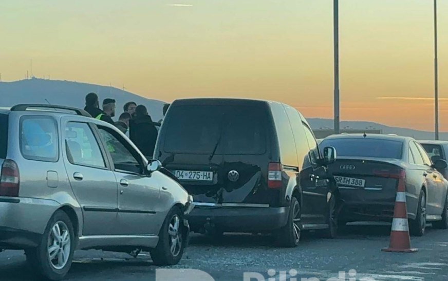 Aksident zinxhiror në Vragoli, krijohen kolona në trafik