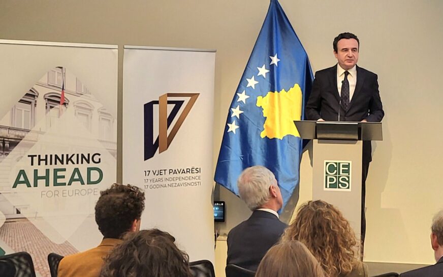 Kurti: Kosova nuk ka plan B përpos anëtarësimit në BE