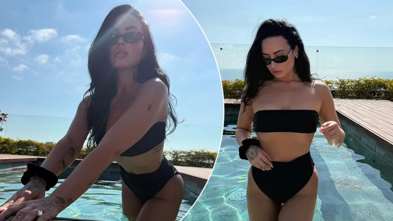 Demi Lovato mahnit me bikini mes thashethemeve për përdorimin e Ozempic
