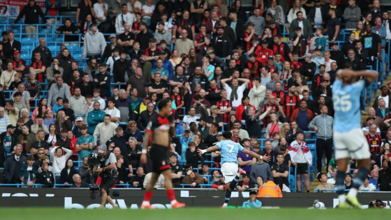 Manchester City fiton ndaj Bournemouthit, bën hap të madh drejt një vendi në LK