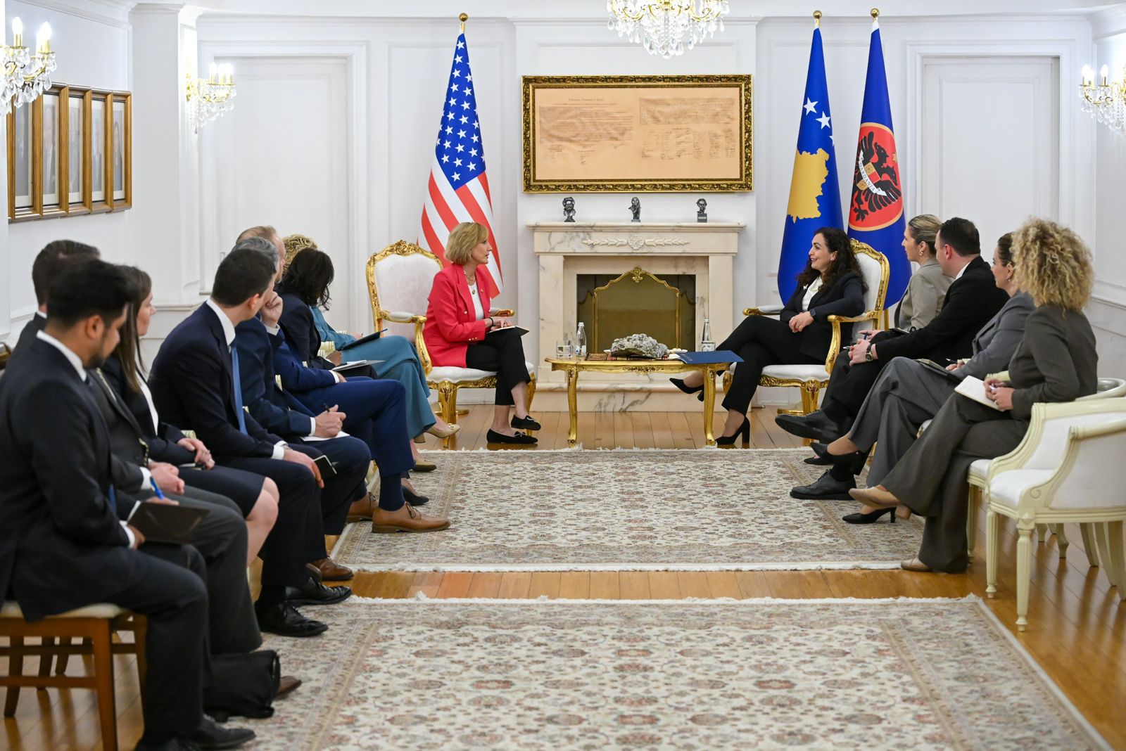 Osmani i pret kongresistet amerikane: Rruga euroatlantike e Kosovës – qëllim i palëkundur