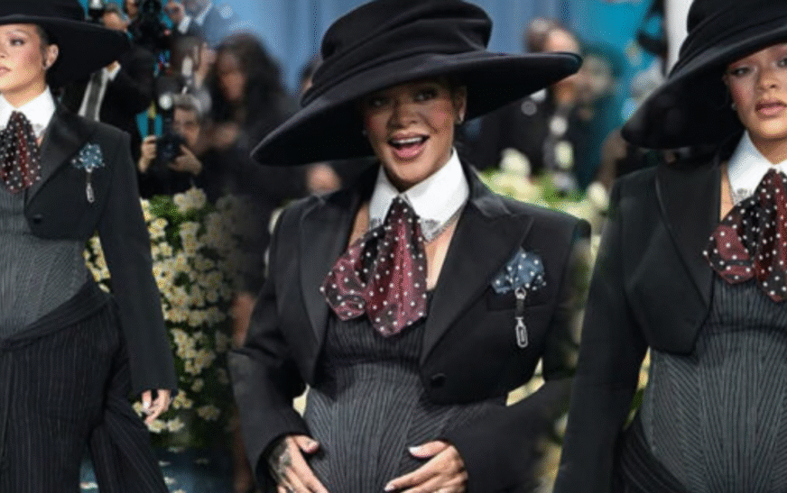 Rihanna konfirmon shtatzëninë e tretë me Asap Rocky në Met Gala 2025
