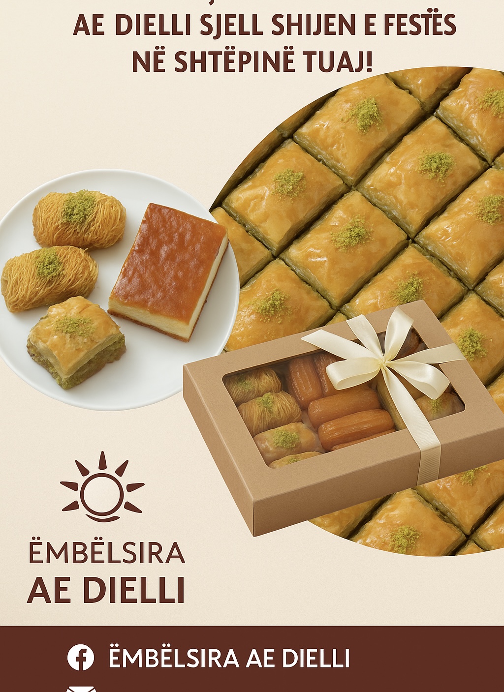 Tradita në çdo copë ëmbëlsire – AE Dielli sjell shijen e festës në shtëpinë tuaj!