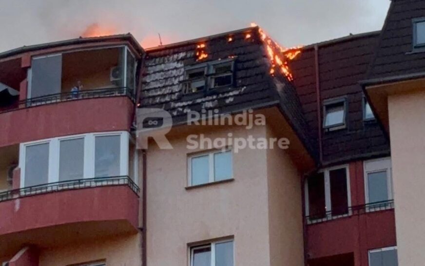 Zjarri në Emshir – Dëme deri në katin e 8-të të banesave