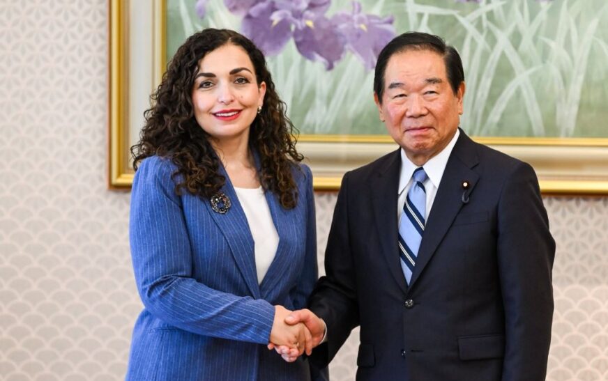 Osmani takohet me kryeparlamentarin japonez, flasin për thellim të partneritetit ndërmjet vendeve