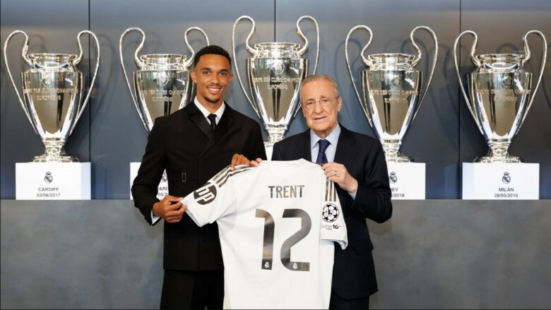 Alexander-Arnold prezantohet si lojtar i Real Madridit
