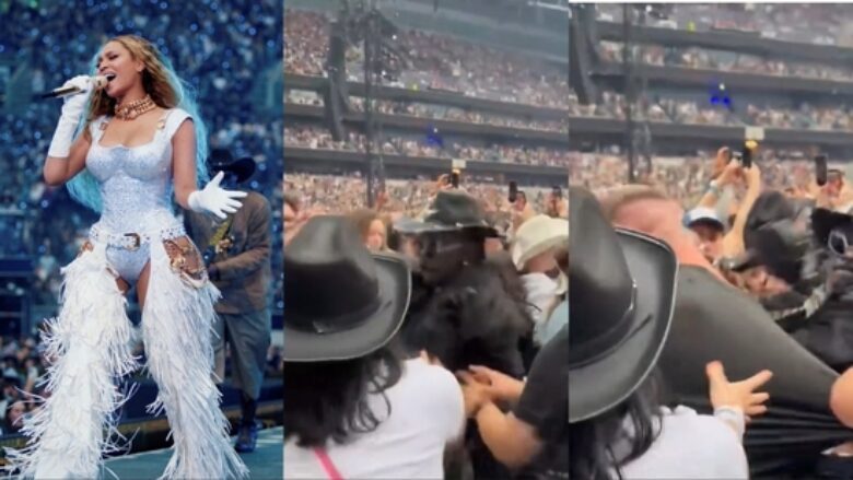 Rrahje në koncertin e Beyonce në Londër, fansat përplasen pranë skenës gjatë performancës