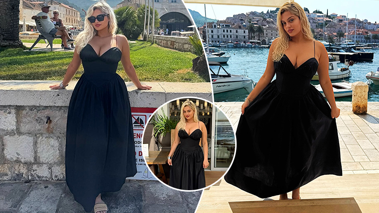 Bebe Rexha publikon fotografi të reja nga pushimet luksoze në Kroaci – shfaqet elegante me fustan të zi në Hvar