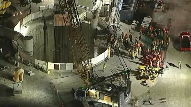 Shembet tuneli në Los Angeles, autoritetet arrijnë të shpëtojnë 31 punëtorët që kishin ngecur brenda tij