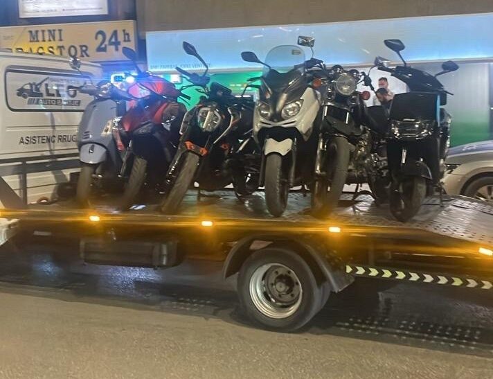73 motoçikleta bien në rrjetën e policisë në kryeqytet