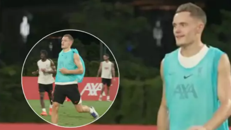 Lojtari i Liverpoolit thotë ‘o Zot i madh’ pasi pa çfarë bëri Florian Wirtz në stërvitje