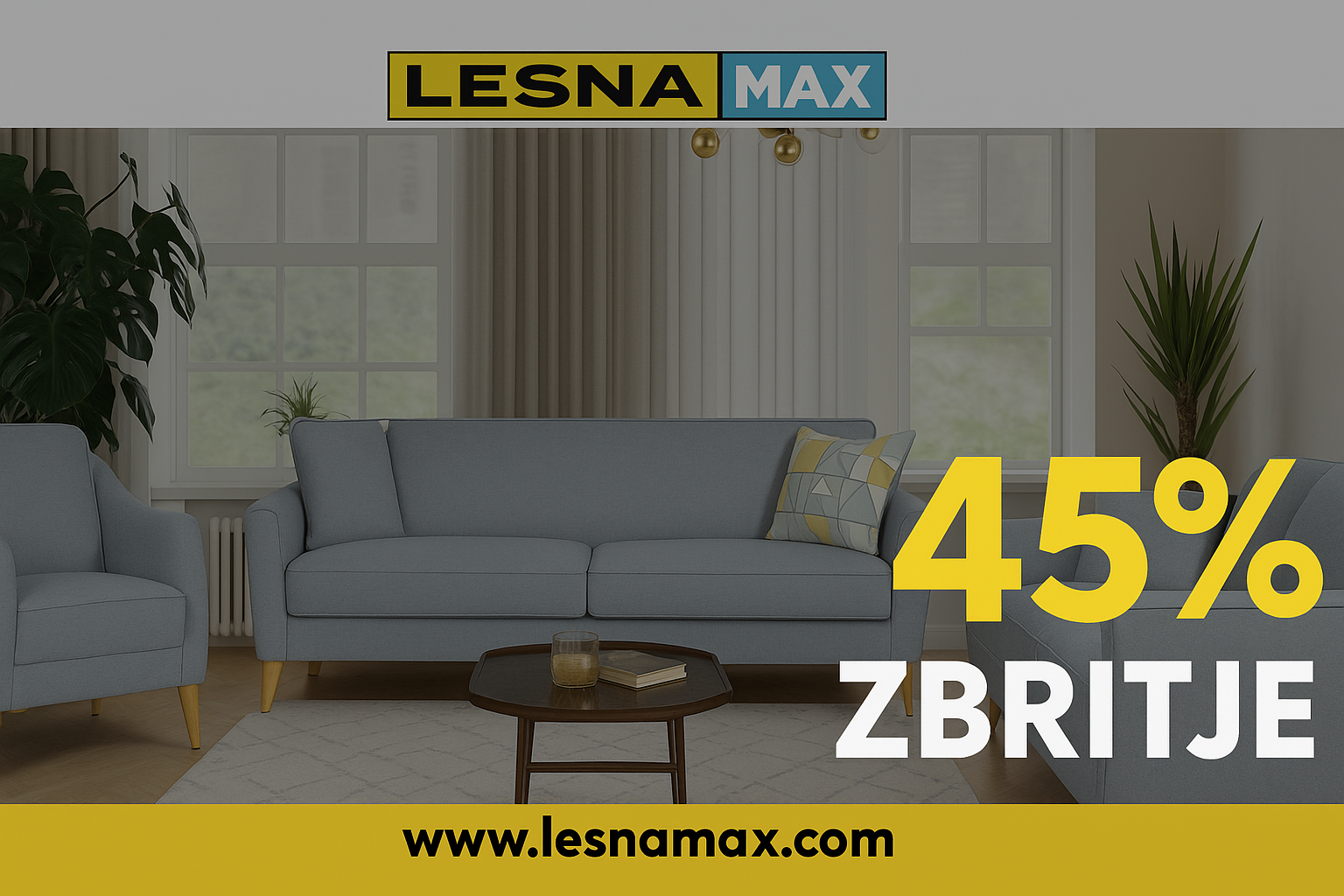 Fresko hapësirën tënde – Zbritje deri në -45% në Lesna Max!
