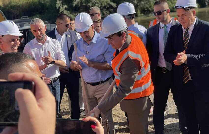 Vendosen gurthemelet e dy urave të reja mbi lumin Ibër në Mitrovicë