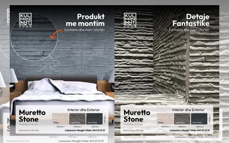 Muretto Stone – Kombinim i elegancës natyrale me teknologjinë moderne