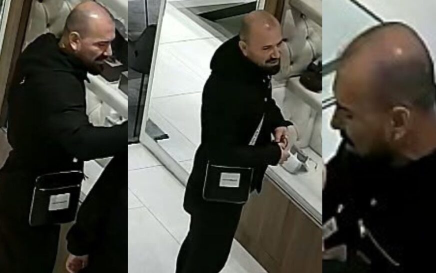 Nëse e shihni këtë person lajmërojeni policinë, kërkohet për vjedhje