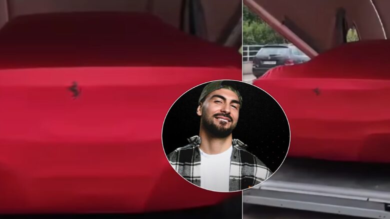 Ledri Vula feston 39-vjetorin me një surprizë të papritur, merr dhuratë një Ferrari nga një person anonim