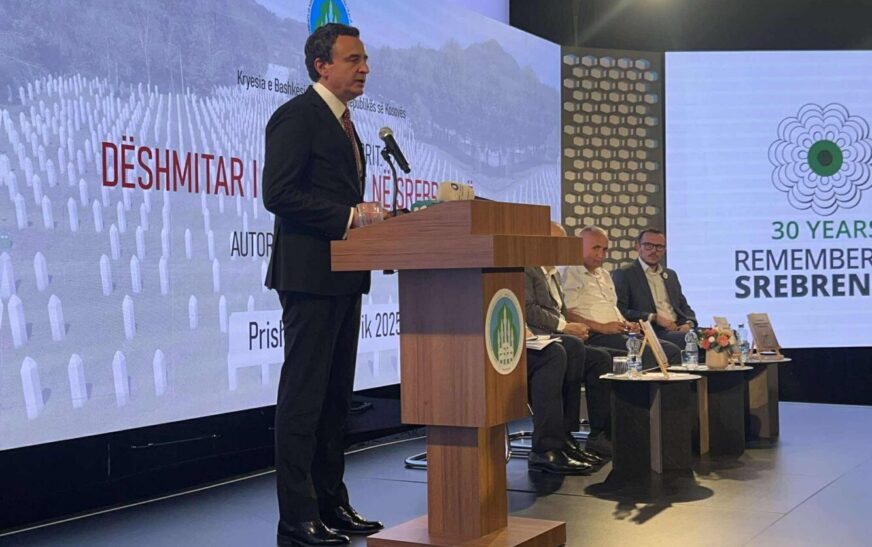 Kurti: Gjenocidi në Srebrenicë plagë e hapur e Evropës, e vërteta nuk duhet të harrohet