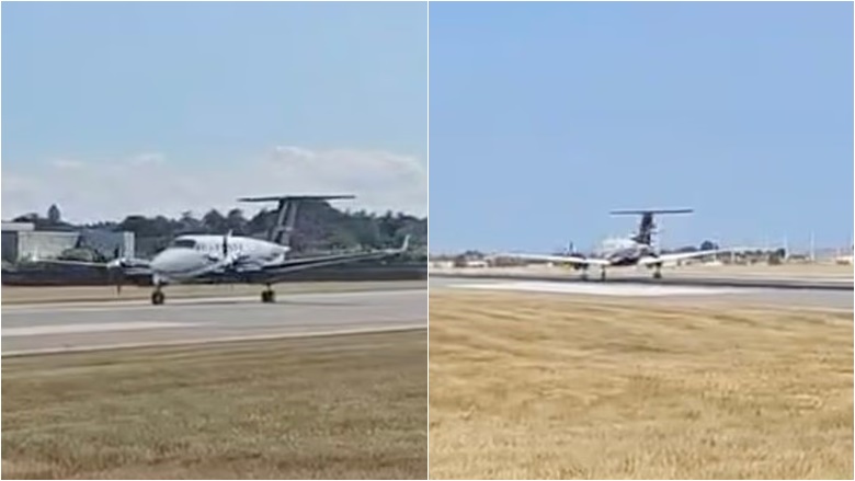 Aksidenti që la katër të vdekur – momentet e fundit para se aeroplani të shpërthente në një top zjarri, pak pas ngritjes nga aeroporti afër Londrës