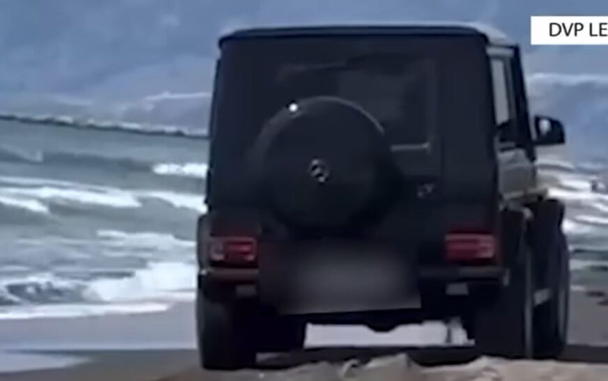 U fut me “G-Class” në plazh, gjobitet shoferi 23-vjeçar në Lezhë