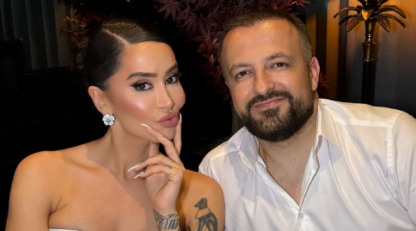 Dafina Zeqiri dhe Kreshniku shfaqen për herë të parë pas lindjes së djalit