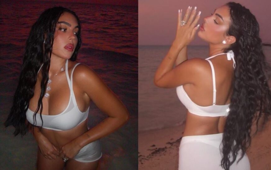 Georgina Rodriguez surprizon me foto sensuale në plazh pas fejesës me Cristiano Ronaldon