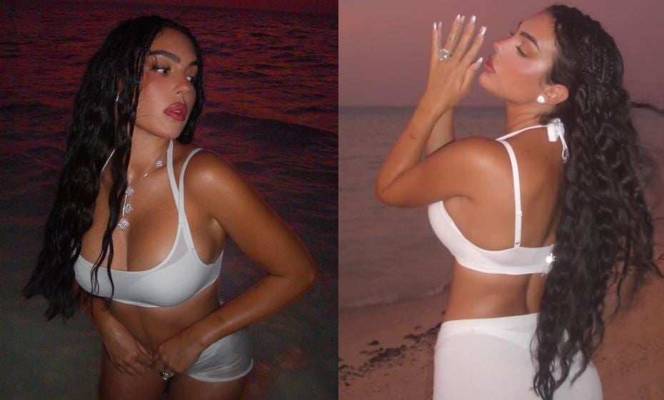 Georgina Rodriguez surprizon me foto sensuale në plazh pas fejesës me Cristiano Ronaldon