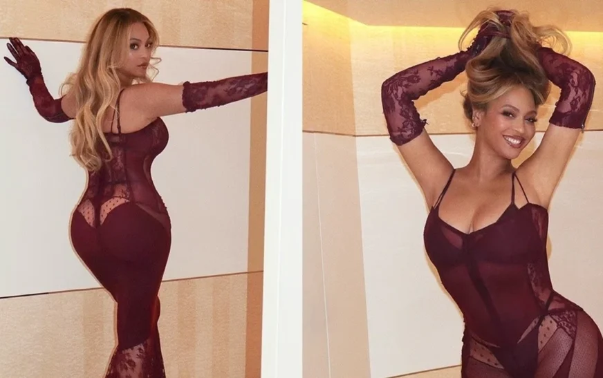 Beyonce feston 44-vjetorin me një fustan transparent