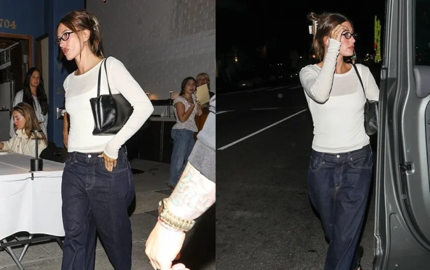 Hailey Bieber zgjodhi thjeshtësinë në një dalje të papritur me stil rastësor në LA