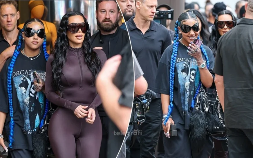 Kim Kardashian “mbetet në hije” nga vajza e saj North West në eventin e NikeSKIMS