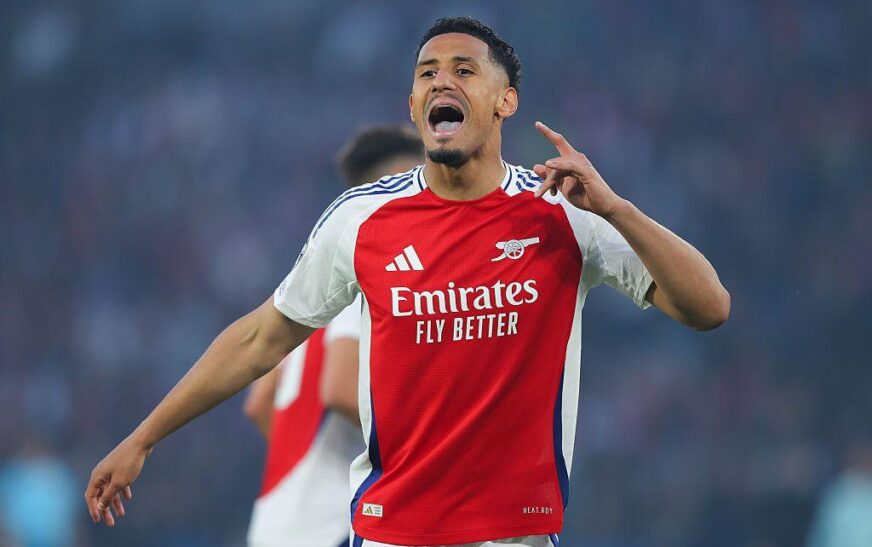 Qendërmbrojtësi William Saliba rinovon kontratën me Arsenalin