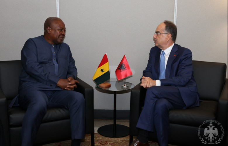 Begaj në OKB takon presidentin e Ganës, konfirmohet njohja e Kosovës