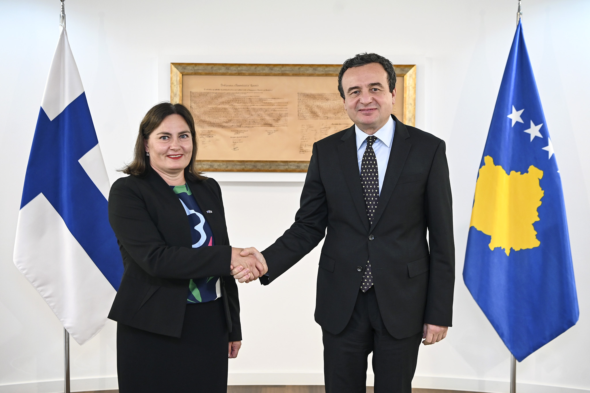 Kurti takon ambasadoren e re të Finlandës në Kosovë, e falënderon për mbështetjen në rrugëtimin euro-atlantik