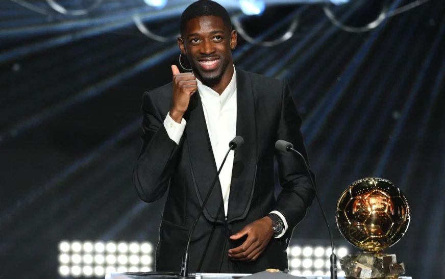 Ousmane Dembele shpallet fitues i “Topit të Artë”
