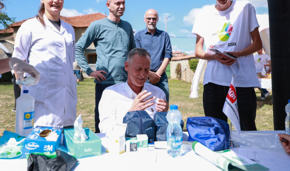 Besnik Osmani viziton Karvanin Shëndetësor në Harilaq