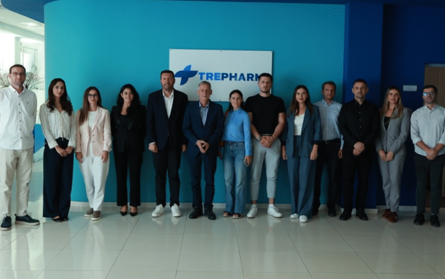 Besnik Osmani viziton kompaninë farmaceutike TrePharm në Fushë Kosovë