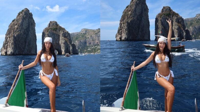 Alba Vukaj mahnit me linjat e përkryera, publikon imazhe nga pushimet në Itali