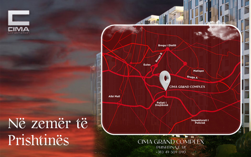Cima Grand Complex – Jeta moderne në zemër të Prishtinës së Re