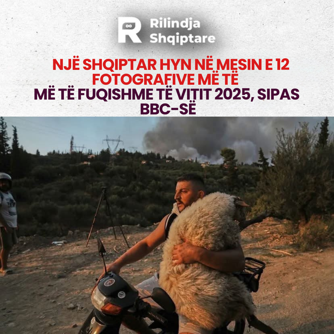 Fotoja e shqiptarit që shpëtonte delen nga zjarri hyn në listën e 12 më të mirave në botë për vitin 2025