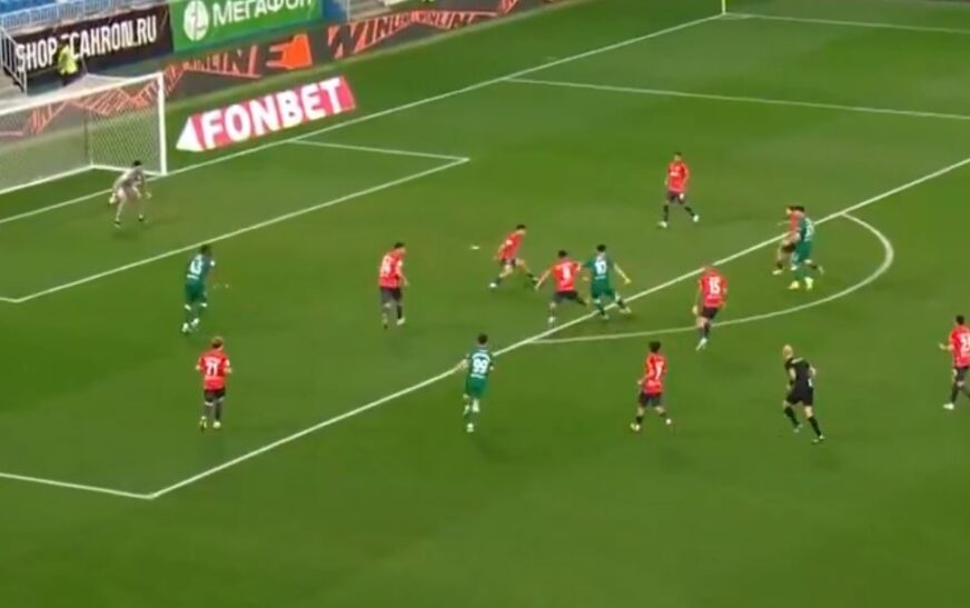 Mirlind Daku shënon supergol në Rusi me Rubin Kazanin