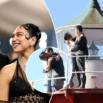 “mos-shiko-dua-lipa”,-callum-turner-fotografohet-duke-u-puthur-me-kolegen-e-tij-monica-barbaro-ne-xhirimet-e-filmit-te-ri