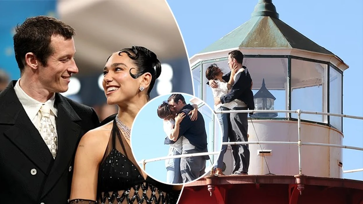 “Mos shiko Dua Lipa”, Callum Turner fotografohet duke u puthur me kolegen e tij Monica Barbaro në xhirimet e filmit të ri