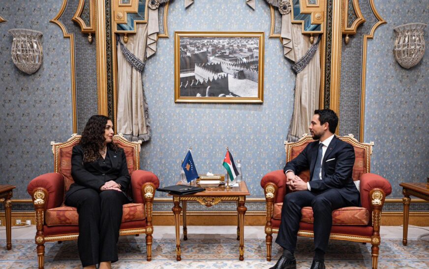 Osmani takon Princin e Kurorës: Kosova dhe Jordania me marrëdhënie të shkëlqyera bilaterale