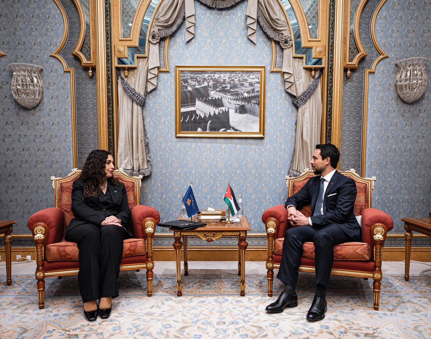 Osmani takon Princin e Kurorës: Kosova dhe Jordania me marrëdhënie të shkëlqyera bilaterale