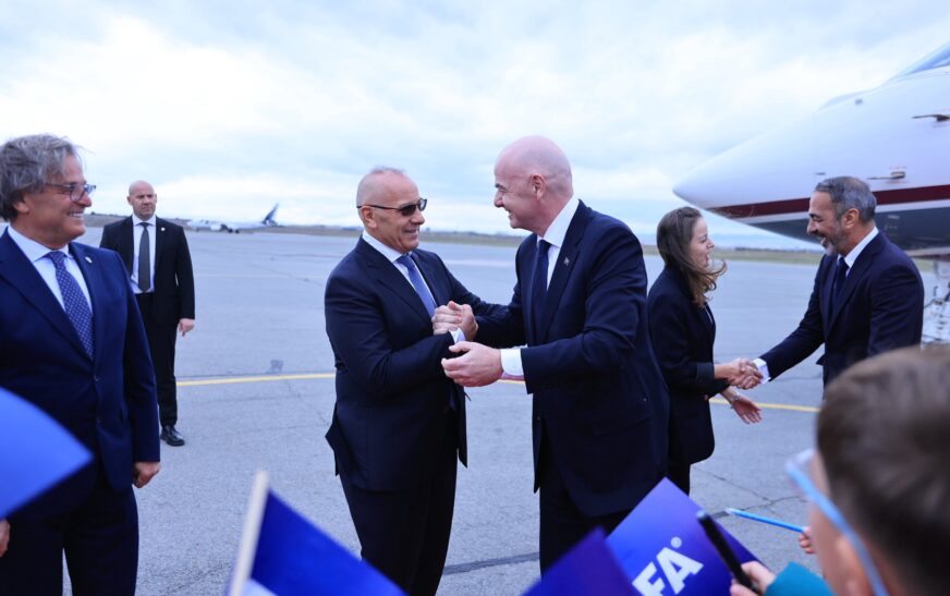 Ademi për vizitën e Infantinos: Kosova dhe futbolli janë të lidhur për udhëheqjen e tij