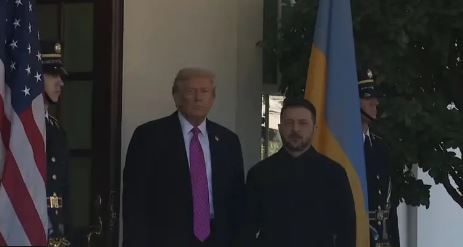 Zelensky mbërrin në Shtëpinë e Bardhë, pritet nga Trump