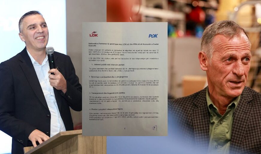 Publikohet marrëveshja mes LDK-së dhe PDK-së në Fushë Kosovë